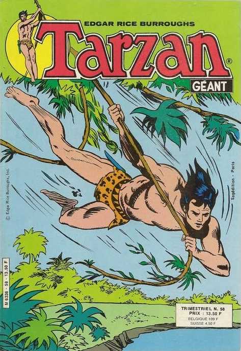Scan de la Couverture Tarzan Gant n 58